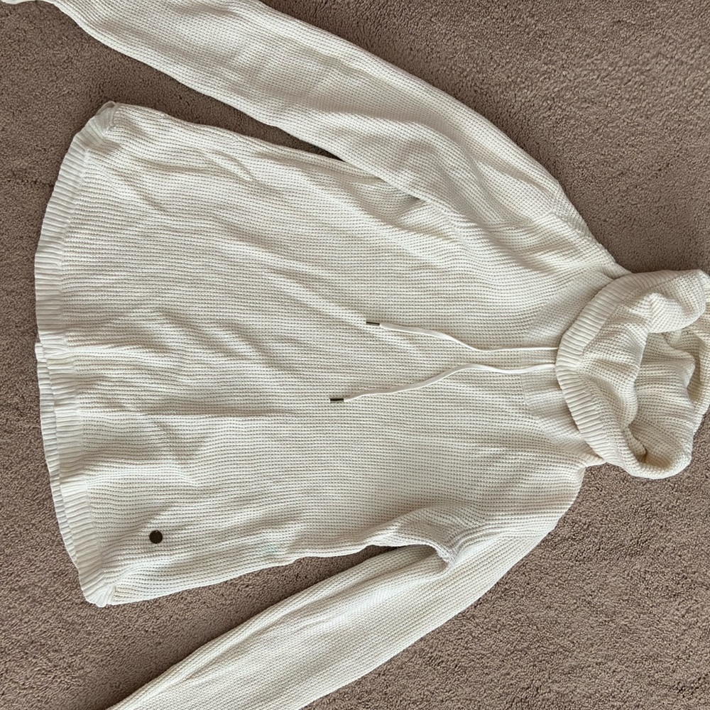 Cream color turtle neck sweater